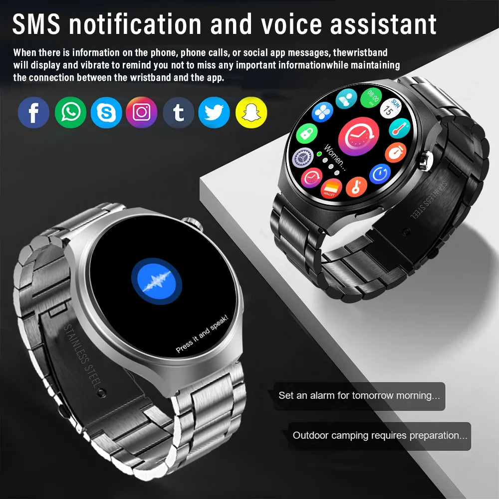 Men's Bluetooth Smart Watch With HD Display & Calls