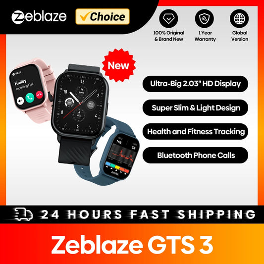 2.03" HD Smart Watch With Calls – 100+ Sports & Health